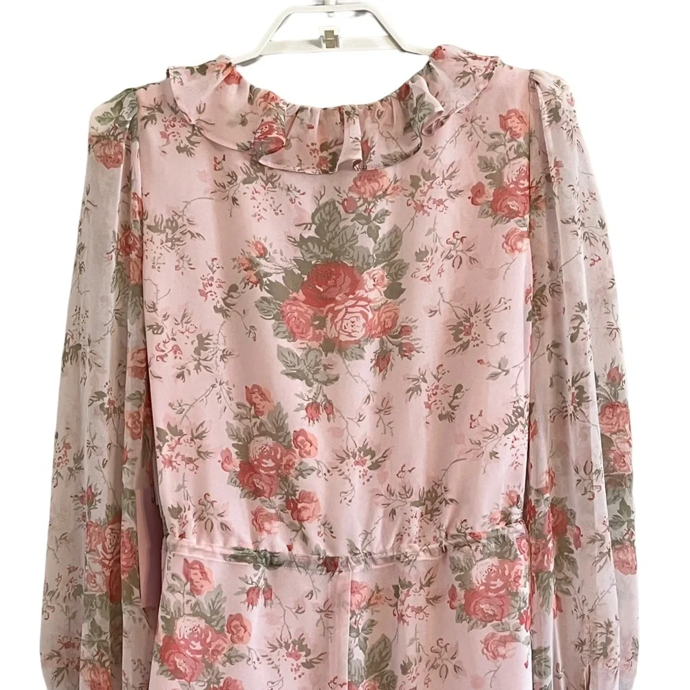 Rachel Parcell Pink Frosty Sophia Romper - Picture 6 of 8